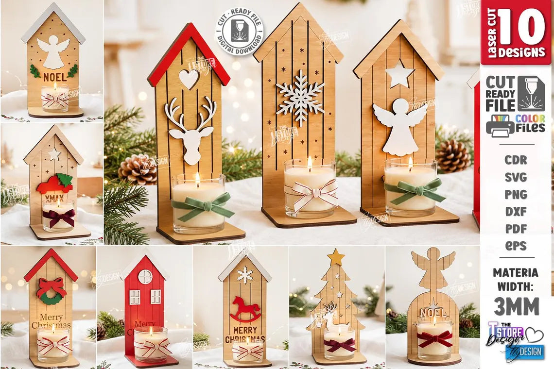 730 Christmas Laser Cut Mega Bundle SVGPIXEL, Christmas SVG Bundle, Xmas Decor Laser Cut Files, Advent Calendars SVG, Christmas Ornaments, Nativity, Gift Box