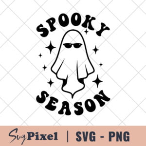 Get your Spooky Season SVG files for Halloween! Perfect for T-shirts, mugs, wall decals, and more. Digital download only.