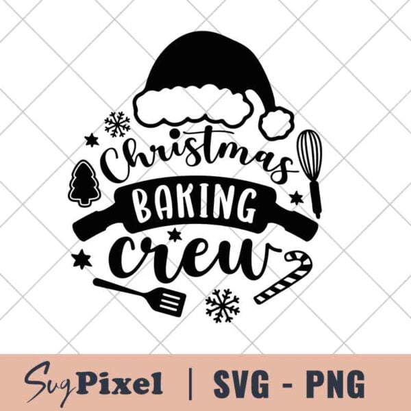 Christmas baking crew SVG